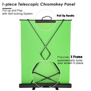 TheLAShop Collapsible Green Screen Chroma Key Backdrop Floorstand Image