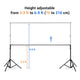 TheLAShop 7x10 ft Backdrop Stand for Party Decorations Portable Support Image