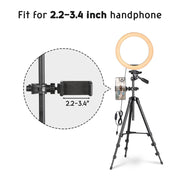 TheLAShop 10in Ring Light with Tripod Stand Kit for Video Photo Image