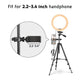 TheLAShop 10in Ring Light with Tripod Stand Kit for Video Photo Image