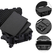 TheLAShop Waterproof Rolling DSLR Camera Case Backpack with Foam Image