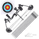 TheLAShop Youth Compound Bow and Arrows(6) Archery Set Image