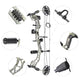 TheLAShop Archery Compound Bow Set w/ 12 Carbon Arrows Image