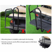 TheLAShop Handrail Grab Bar for Golf Cart Rear Seat EZGO Madjax Genesis 150 Image