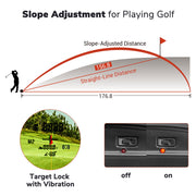 TheLAShop Laser Golf Rangefinder with Slope 6X 1000 Yards Image