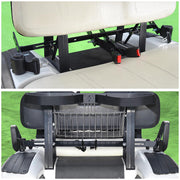 TheLAShop Universal Golf Cart Retractable 2 Seat Belts Bracket Kit Image