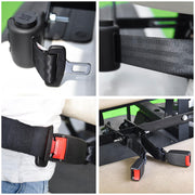 TheLAShop 2pcs 42" Universal Retractable Seat Belts for Front Rear Seat Image