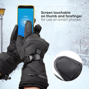 TheLAShop Battery Heated Gloves Touchscreen 3 Heat Setting, L Image