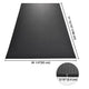 TheLAShop Medium Yoga Mat Gym Floor Mat Black 4mm 6.5x3ft Image