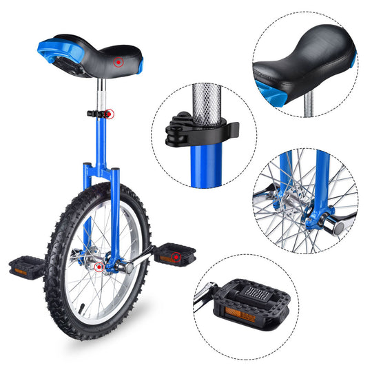 TheLAShop 16 inch Wheel Unicycle Multiple Color