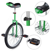 TheLAShop 20 inch Wheel Unicycle Multiple Color, Green Image