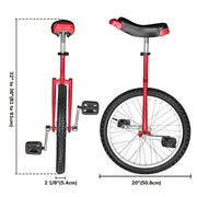 TheLAShop 20 inch Wheel Unicycle Multiple Color Image