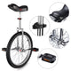 TheLAShop 20 inch Wheel Unicycle Multiple Color, Silver Image