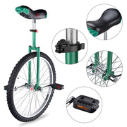 TheLAShop 24 inch Wheel Unicycle Multiple Color, Green Image