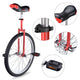 TheLAShop 24 inch Wheel Unicycle Multiple Color, Red Image