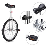 TheLAShop 24 inch Wheel Unicycle Multiple Color, Silver Image