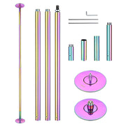 TheLAShop Mermaid Spinning Dance Pole 12ft D45mm Multi-color Image