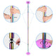 TheLAShop 11.5 ft Mermaid Pole Spinning Dance Pole Detachable 45mm Image