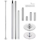 TheLAShop 11.5 ft Pole Spinning Dance Pole for Home Removable 45mm Image