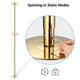 TheLAShop 9ft Brass Pole Spinning & Static Dancing Pole Golden Image