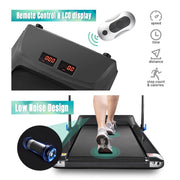 TheLAShop Ultra-thin Folding Treadmill with Remote Running Machine Image