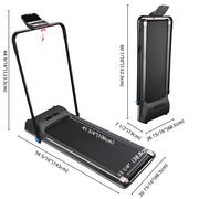 TheLAShop Ultra-thin Folding Treadmill with Remote Running Machine Image