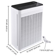 TheLAShop HEPA H13 Filter Air Purifier Odor Remover App Control Image