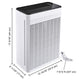 TheLAShop HEPA H13 Filter Air Purifier Odor Remover App Control Image