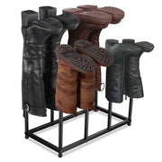 TheLAShop Boot Rack Shoe Organizer Holder Stand, 4-Pair Image