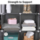 TheLAShop 70"L x 19" W x 70"H Portable Closet Organizer Wardrobe Image