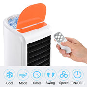 TheLAShop 65W Portable Evaporative Air Cooler Remote Control 6L Tank Image