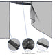 TheLAShop 16'x7' Door Screen Magnetic Mosquito Net for Garage Door Image