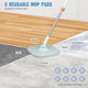 TheLAShop Spin Mop Bucket Set Floor Cleaner with 8 Microfiber Mop Pads Image