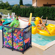 TheLAShop Pool Float Storage Bin Mesh with Pockets Large Image