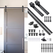 TheLAShop 8ft Sliding Barn Door Track and Rollers Image