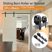 TheLAShop 2X Sliding Barn Door Roller Replacement I Style Arrow Style Opt Image