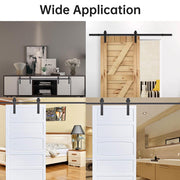 TheLAShop 2X Sliding Barn Door Roller Replacement I Style Arrow Style Opt Image