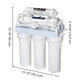 TheLAShop 5 Stage 50 GPD Reverse Osmosis Water Filtration System Under Sink Image