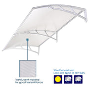 TheLAShop 10ft Poly Awning Canopy Window Door Image