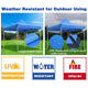 TheLAShop Waterproof Pop Up Canopy 10x10 Comml. Instant Canopy CPAI-84 Image