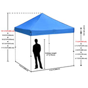 TheLAShop Waterproof Pop Up Canopy 10x10 Comml. Instant Canopy CPAI-84 Image