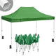 TheLAShop Waterproof Pop Up Canopy COMML. Instant Canopy 10x15 CPAI-84, Forest Green Image