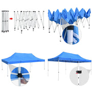 TheLAShop Waterproof Pop Up Canopy COMML. Instant Canopy 10x20 CPAI-84 Image