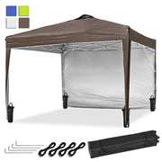 TheLAShop 10'x10' Ez Pop Up Canopy with Side Top Vent (9'7"x9'7") Image