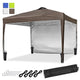 TheLAShop 10'x10' Ez Pop Up Canopy with Side Top Vent (9'7"x9'7") Image