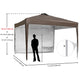 TheLAShop 10'x10' Ez Pop Up Canopy with Side Top Vent (9'7"x9'7") Image