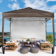 TheLAShop 10'x10' Ez Pop Up Canopy with Side Top Vent (9'7"x9'7") Image