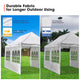 TheLAShop 10'x20' Pop Up Canopy Tent with Windows Instant Shelter Image