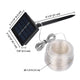 TheLAShop 39ft Solar String Light Outdoor Waterproof Day-Night Sensor Image