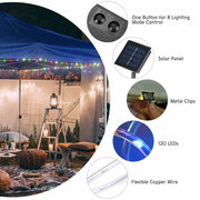 TheLAShop 39ft Solar String Light Outdoor Waterproof Day-Night Sensor Image